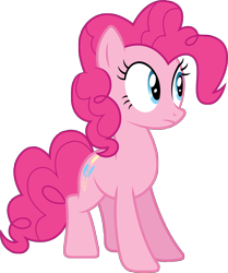 Size: 7000x8366 | Tagged: safe, artist:dipi11, pinkie pie, earth pony, pony, absurd resolution, simple background, solo, transparent background, vector