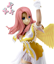 Size: 600x700 | Tagged: safe, artist:sazuko, fluttershy, human, anime style, doll, humanized, solo