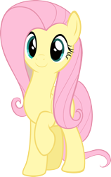 Size: 1266x2000 | Tagged: safe, artist:sollace, fluttershy, pegasus, pony, the cutie map, c:, cute, happy, raised hoof, shyabetes, simple background, solo, transparent background, vector