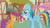 Size: 500x281 | Tagged: safe, derpibooru import, screencap, apple bloom, rainbow dash, scootaloo, pegasus, pony, crusaders of the lost mark, animated, backwards cutie mark, best pony, cute, cutealoo, discovery family, discovery family logo, heartwarming, hoofbump, noogie, scootalove, the cmc's cutie marks