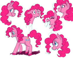 Size: 1280x1024 | Tagged: safe, artist:palolabg, pinkie pie, earth pony, pony, sketch, sketch dump, solo