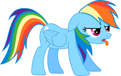 Size: 6830x4279 | Tagged: safe, artist:ownageownz, derpibooru import, rainbow dash, pegasus, pony, .svg available, absurd resolution, disgusted, open mouth, simple background, solo, tongue out, transparent background, vector