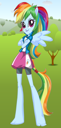 Size: 268x564 | Tagged: safe, derpibooru import, rainbow dash, equestria girls, dress up game, feet, ponied up, solo