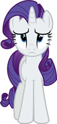 Size: 6400x13770 | Tagged: safe, artist:parclytaxel, rarity, pony, unicorn, spice up your life, .svg available, absurd resolution, frown, looking at you, sad, simple background, solo, transparent background, vector