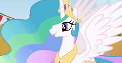 Size: 9472x4936 | Tagged: safe, screencap, princess celestia, alicorn, pony, fall weather friends, absurd resolution, solo