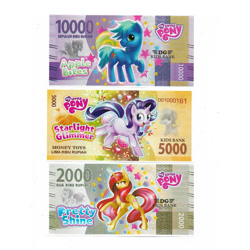 Size: 700x700 | Tagged: safe, starlight glimmer, oc, oc:pretty shine, pony, unicorn, comic:apple bites, fake money, indonesia, indonesian, rupiah