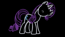 Size: 1920x1080 | Tagged: safe, artist:ikillyou121, rarity, pony, unicorn, minimalist, solo, wallpaper