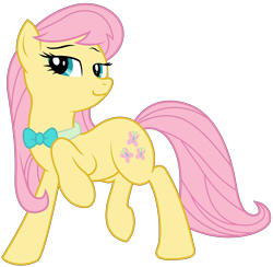 Size: 4706x4592 | Tagged: safe, artist:eruaneth, artist:willdrawforfood1, fluttershy, octavia melody, earth pony, pony, absurd resolution, alternate hairstyle, recolor, simple background, solo, tavified, transparent background, vector, wingless