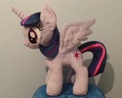 Size: 3072x2470 | Tagged: safe, artist:pinkamoone, derpibooru import, twilight sparkle, twilight sparkle (alicorn), alicorn, pony, female, irl, mare, photo, plushie