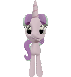 Size: 661x720 | Tagged: safe, artist:topsangtheman, starlight glimmer, pony, unicorn, 3d, looking at you, simple background, solo, source filmmaker, transparent background