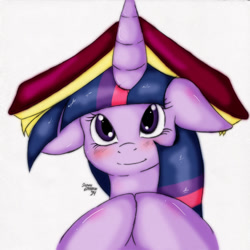 Size: 900x901 | Tagged: safe, artist:suirano, derpibooru import, twilight sparkle, book, solo