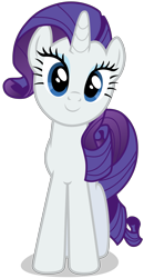 Size: 2082x4000 | Tagged: safe, artist:tomfraggle, rarity, pony, unicorn, simple background, smiling, solo, transparent background, vector