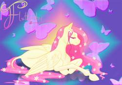 Size: 2500x1750 | Tagged: safe, artist:penny, fluttershy, pegasus, pony, female, mare, pink mane, solo, yellow coat