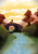 Size: 2121x3000 | Tagged: safe, artist:coma392, applejack, earth pony, pony, bridge, high res, pixiv, scenery, solo, sunset