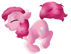 Size: 1600x1212 | Tagged: safe, artist:rue-willings, pinkie pie, earth pony, pony, female, mare, pink coat, pink mane, simple background, solo, transparent background