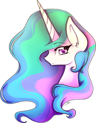 Size: 1155x1480 | Tagged: safe, artist:bubblesfun123, princess celestia, alicorn, pony, bust, female, mare, portrait, simple background, solo, transparent background