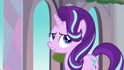 Size: 1920x1080 | Tagged: safe, screencap, starlight glimmer, pony, unicorn, a horse shoe-in, female, mare, solo