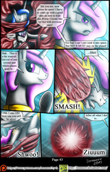 Size: 1200x1875 | Tagged: safe, artist:bonaxor, derpibooru import, king sombra, princess celestia, princess luna, alicorn, pony, unicorn, comic:corruption, comic