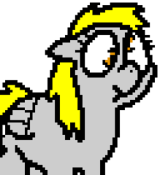 Size: 1280x1400 | Tagged: safe, derpy hooves, pegasus, pony, banned from equestria daily, explicit source, female, manepxls, mare, pixel art, pxls.space, simple background, solo, transparent background, wings