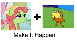 Size: 1280x695 | Tagged: safe, fluttershy, tree hugger, pegasus, pony, conservation, conservationist, exploitable meme, make it happen, meme, the lorax