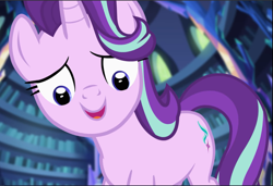 Size: 1379x943 | Tagged: safe, screencap, starlight glimmer, pony, unicorn, equestria girls, mirror magic, spoiler:eqg specials, cropped, female, looking down, mare, open mouth, solo