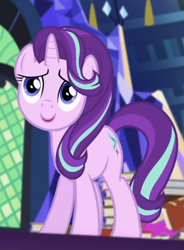 Size: 486x659 | Tagged: safe, screencap, starlight glimmer, pony, unicorn, equestria girls, mirror magic, spoiler:eqg specials, cropped, cute, female, glimmerbetes, mare, smiling, solo