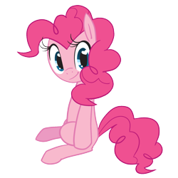 Size: 1300x1300 | Tagged: safe, artist:kaji-tanii, pinkie pie, earth pony, pony, female, mare, pink coat, pink mane, simple background, solo, transparent background