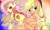 Size: 512x308 | Tagged: safe, artist:miki 14, apple bloom, applejack, fluttershy, earth pony, pony, flutterbat