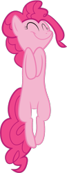 Size: 565x1451 | Tagged: safe, artist:spellboundcanvas, pinkie pie, earth pony, pony, eyes closed, simple background, solo, transparent background