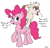 Size: 1280x1231 | Tagged: safe, artist:rapidstrike, pinkie pie, oc, oc:goatmod, earth pony, goat, pony, climbing, dialogue