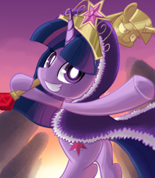 Size: 700x800 | Tagged: safe, artist:zelc-face, derpibooru import, twilight sparkle, solo, twilight scepter