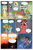 Size: 1300x2000 | Tagged: safe, artist:smudge proof, fluttershy, snails, snips, spike, oc, oc:tails, dog, dragon, pegasus, pony, comic:heads and tails, bed, cabin, carpet, comic, forest, hospital, patreon, present, sunset, towel, wet