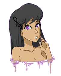 Size: 480x590 | Tagged: safe, artist:ssenarrya, octavia melody, human, bare shoulders, female, humanized, simple background, solo, transparent background