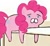 Size: 216x200 | Tagged: safe, edit, part of a set, pinkie pie, earth pony, pony, emoticon, female, mare, pink coat, pink mane