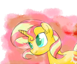 Size: 2000x1664 | Tagged: safe, artist:andromedasparkz, sunset shimmer, pony, unicorn, smiling, solo