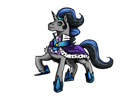 Size: 700x600 | Tagged: safe, artist:kurayami-no-kitsune, derpibooru import, king sombra, pony, unicorn, good king sombra, simple background, solo, transparent background