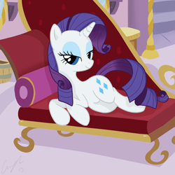 Size: 5000x5000 | Tagged: safe, artist:matimus91, rarity, pony, unicorn, absurd resolution, bedroom eyes, fainting couch, solo