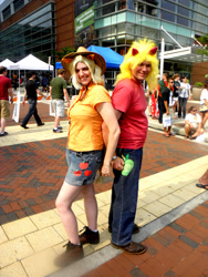 Size: 2976x3968 | Tagged: safe, applejack, big macintosh, human, cosplay, irl, irl human, photo