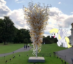 Size: 1280x1136 | Tagged: safe, artist:s-class-destroyer, derpy hooves, pony, glass, irl, kew gardens, obligatory pony, photo, ponies in real life