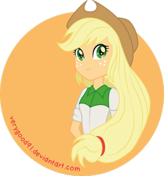 Size: 1024x1098 | Tagged: safe, artist:verygood91, applejack, equestria girls, clothes, female, solo