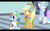 Size: 2880x1800 | Tagged: safe, derpibooru import, screencap, applejack, rainbow dash, rarity, earth pony, pegasus, pony, unicorn, a canterlot wedding, applejack's hat, clothes, cowboy hat, crying, cute, dress, hat, scrunchy face, stetson