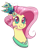 Size: 2423x3000 | Tagged: safe, artist:corelle-vairel, fluttershy, pegasus, pony, make new friends but keep discord, alternate hairstyle, bust, clothes, cute, dress, female, gala dress, heart eyes, high res, looking at you, mare, portrait, shyabetes, solo, wingding eyes