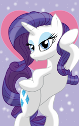 Size: 1200x1920 | Tagged: safe, artist:theroyalprincesses, rarity, pony, unicorn, bipedal, duckface, pose, solo