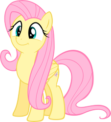 Size: 6352x6989 | Tagged: safe, artist:diamondsword11, fluttershy, pegasus, pony, the cutie map, absurd resolution, cute, flutterbob, simple background, transparent background, vector