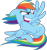 Size: 1387x1464 | Tagged: safe, artist:frownfactory, derpibooru import, rainbow dash, pegasus, pony, school raze, .svg available, cutie mark, faic, female, floppy ears, flying, great moments in animation, mare, rainbow dash is best facemaker, raised eyebrow, simple background, solo, svg, teeth, transparent background, vector