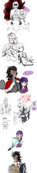 Size: 416x1915 | Tagged: safe, artist:patty-plmh, derpibooru import, king sombra, twilight sparkle, human, blushing, clothes, comic, female, flower, humanized, male, reading, shipping, straight, suit, twibra