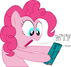 Size: 2804x2662 | Tagged: safe, artist:snapshopvisuals, pinkie pie, earth pony, pony, game boy, gamefoal, pokémon, solo, wtf