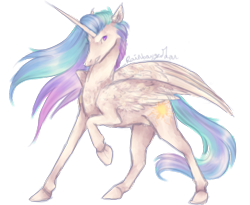 Size: 1024x841 | Tagged: safe, artist:leechetious, princess celestia, alicorn, pony, female, mare, raised hoof, simple background, solo, transparent background