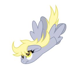 Size: 1800x1800 | Tagged: safe, artist:ponkus, derpy hooves, ditzy doo, pegasus, pony, falling, female, mare, simple background, solo, transparent background