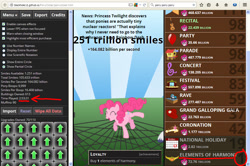 Size: 1024x680 | Tagged: safe, screencap, pinkie pie, earth pony, pony, female, mare, pink coat, pony clicker, solo